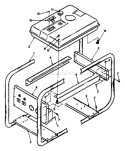 Part Location Diagram of 77337 Generac TUBE, CRADLE